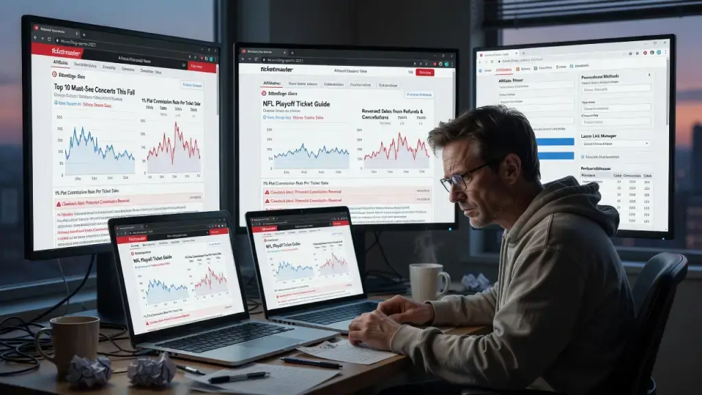 Ticketmaster's Affiliate Model Shows Limits of Low-Commission Marketing