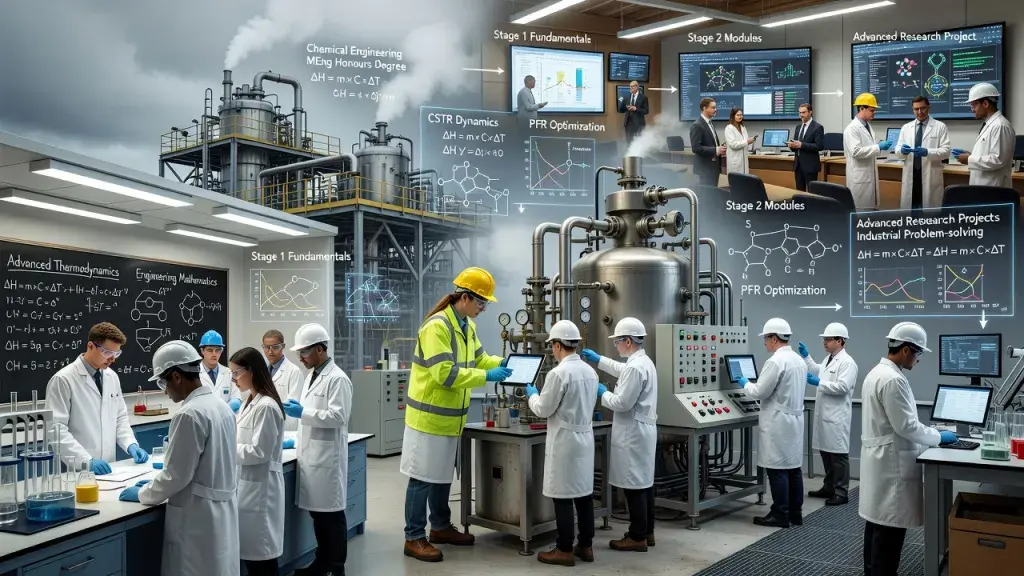 Chemical Engineering Degree Pairs Academic Rigour With Paid Industry Placement