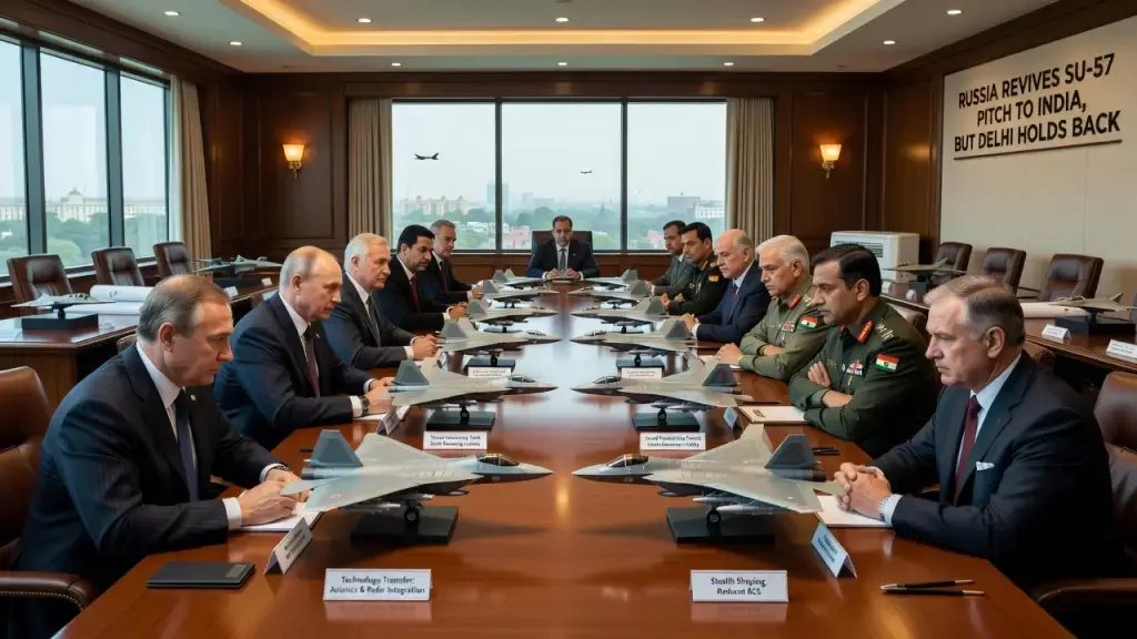 Russia Revives Su-57 Pitch to India, But Delhi Holds Back